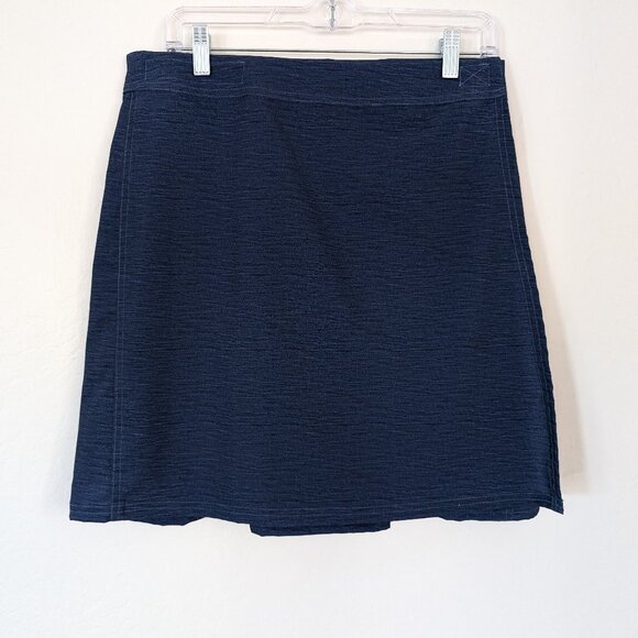 RIPSKIRT Hawaii Women's M Blue Paia Maui Wrap Casual Travel Skirt - Picture 1 of 13